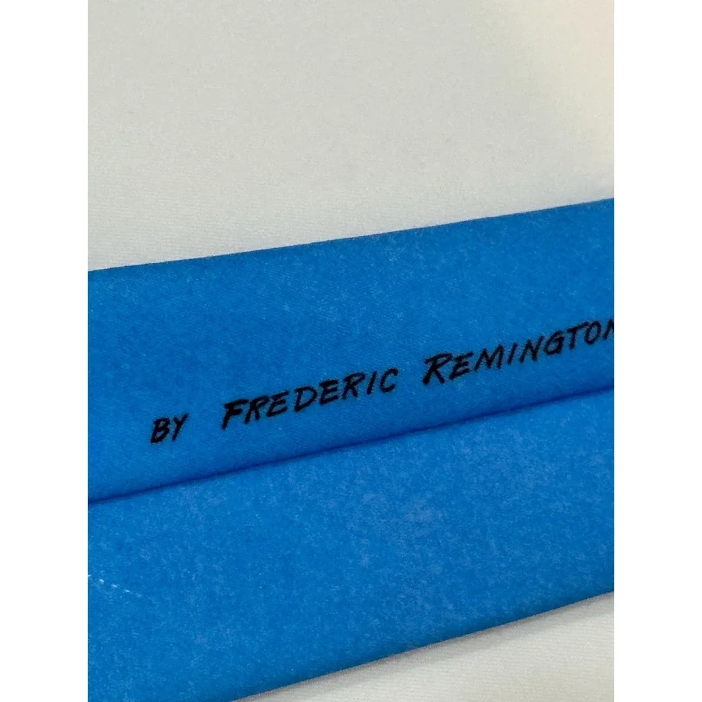 Vintage Tru-West Frederic Remington Dash for Timber Cowboy Horse Necktie